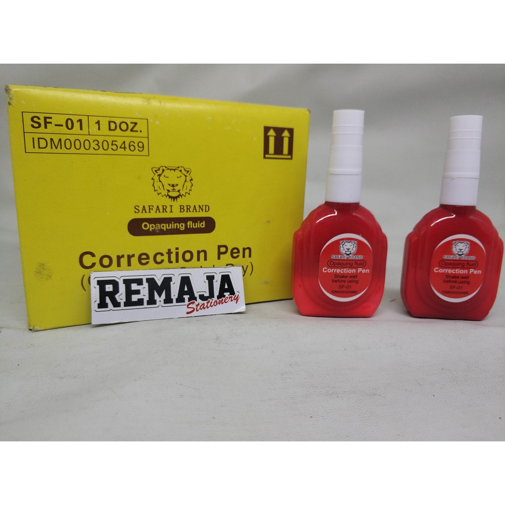 

Safari Correction Pen / Tipe x / Stipo SF-01 / Pak