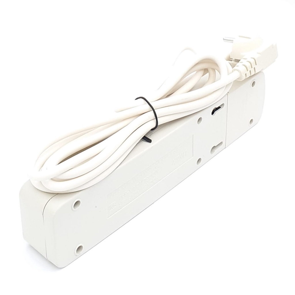 LX-894 3M 4L Linux MODEL PREMIUM Stop Kontak Arde Kabel Switch 3 Meter 4 Lubang / Colokan Listrik