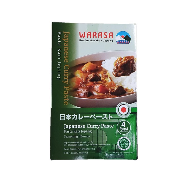 

UKRION-Warasa Japanese Curry Paste Bumbu Kari Jepang 80 Gr-ss