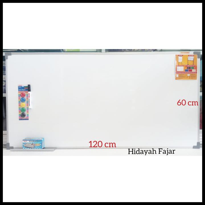 

Papan Tulis - Whiteboard Magnet - Papan Tulis Magnet 60 X 120 - 2