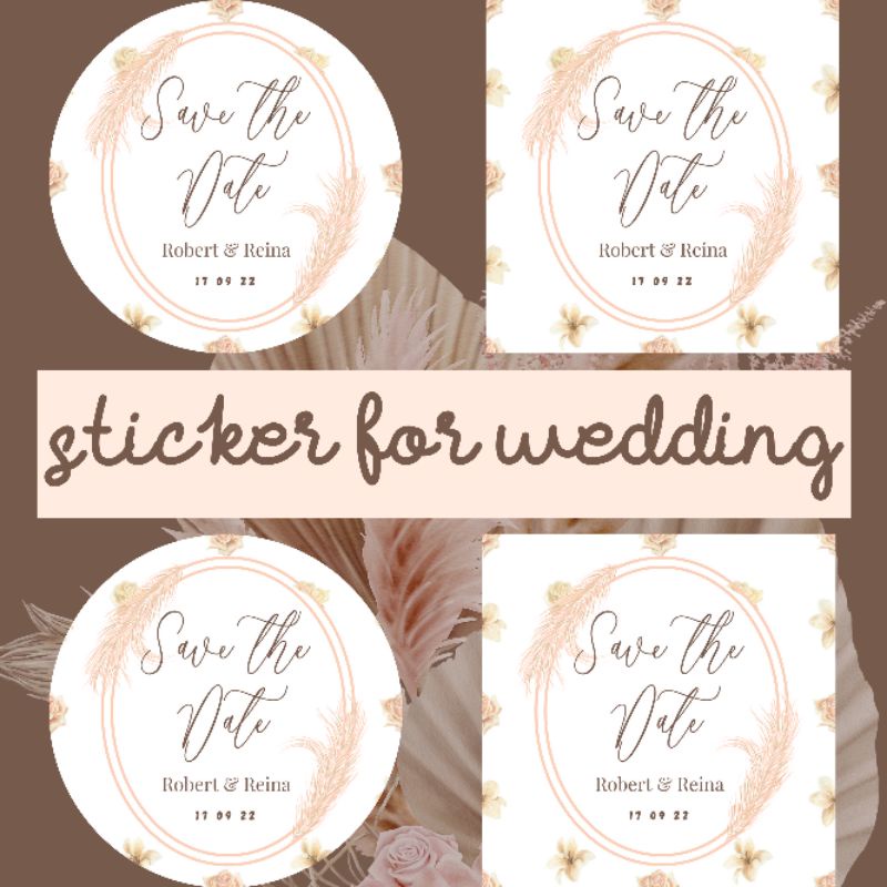 

STICKER FOR WEDDING 2