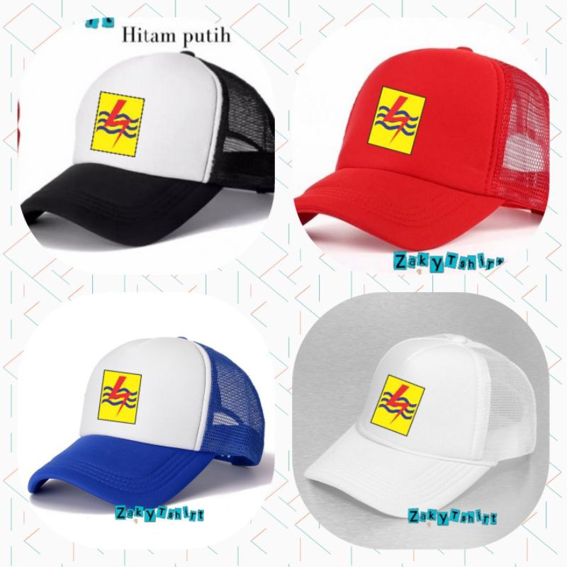 Topi Jaring Truker Logo PLN