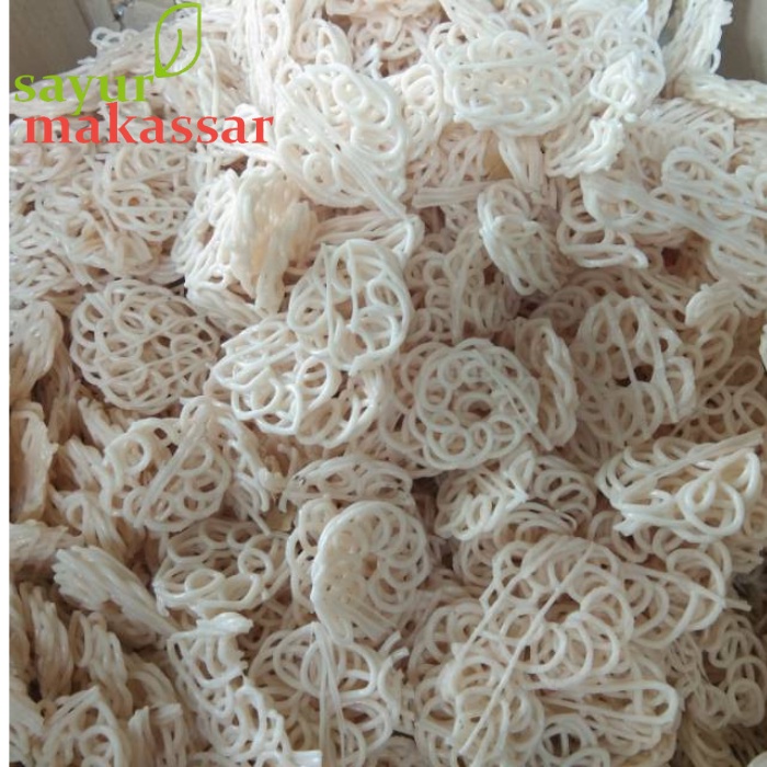 

Kerupuk Jaring 500 gram Mentah pasar Online Makassar