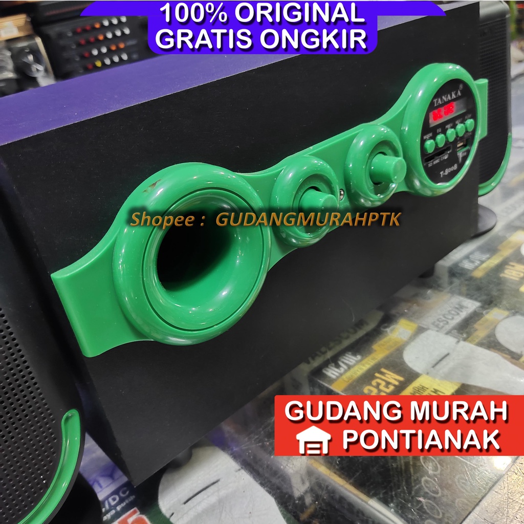 Speaker Bluethoot Audio Speaker Music Tanaka T-8008 Multimedia Kualitas Bagus dan Nyaring