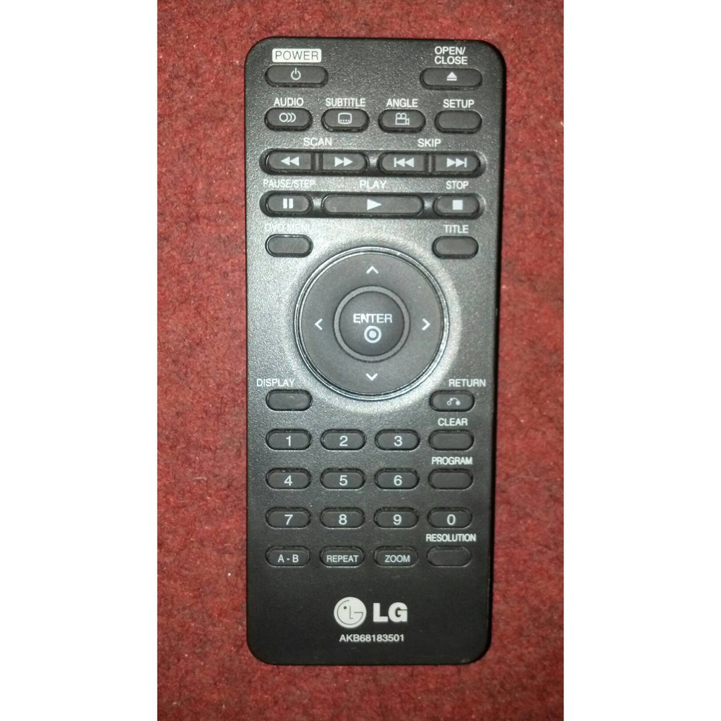 REMOTE DVD LG AKB68183501 ORIGINAL