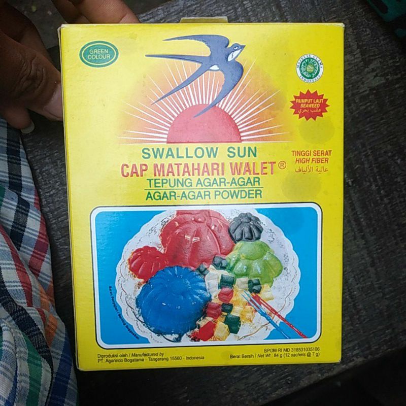 

AGAR - AGAR SWALLOW - 1 BOX ISI 10PCS