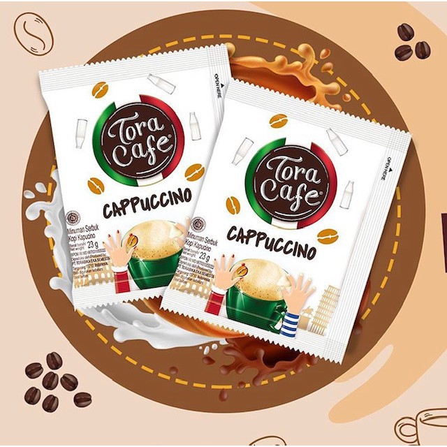 

Kopi Torabika Tora Cafe CAPPUCCINO Coffee - 1Pcs