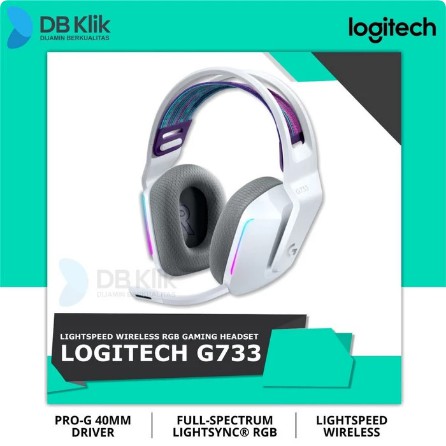 Headset Gaming Logitech G733 Lightspeed RGB Wireless