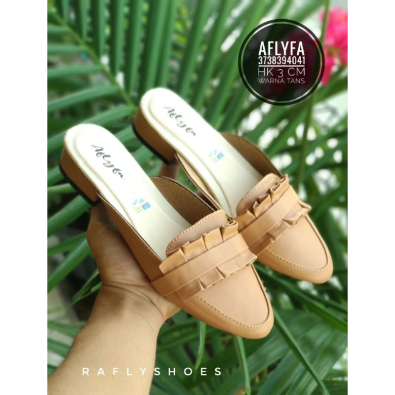 SANDAL SLOP AFLYFA, REALPICTURE, GOOD QUALITY, FREE BOX