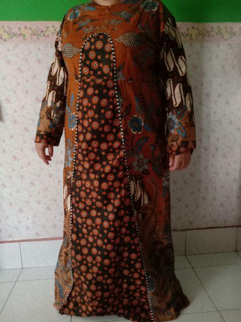Gamis Batik Xxxxl Manggar,padi,sekar,cantik,kubis,kipas,daun,nadine,kupu