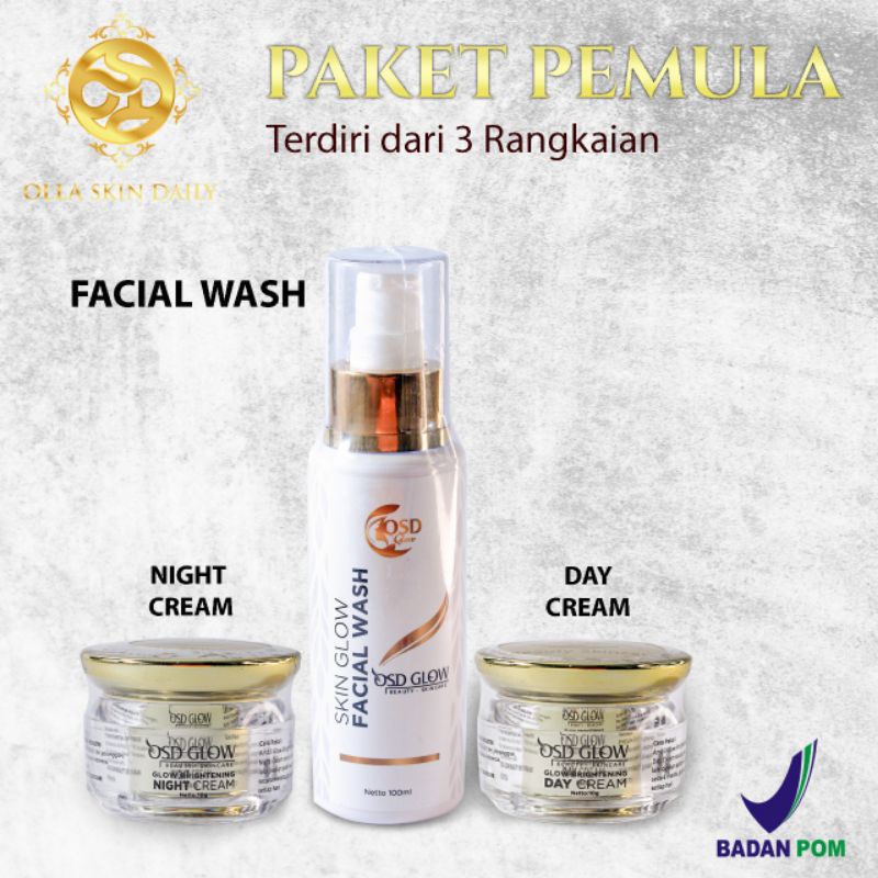Paket Pemula by OSD(Olla Skin Daily)