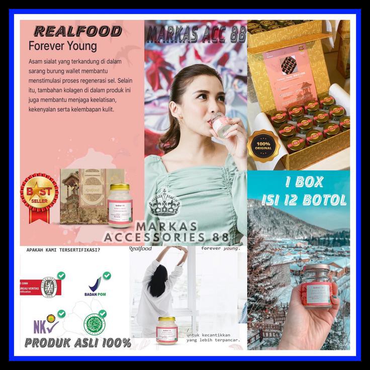 

Indh Realfood Special Edition Minuman Burung Walet Forever Young Kecantikan Terjamin Kode 233