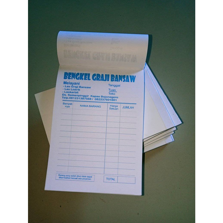 

Nota 1/4 Folio 2 Ply murah