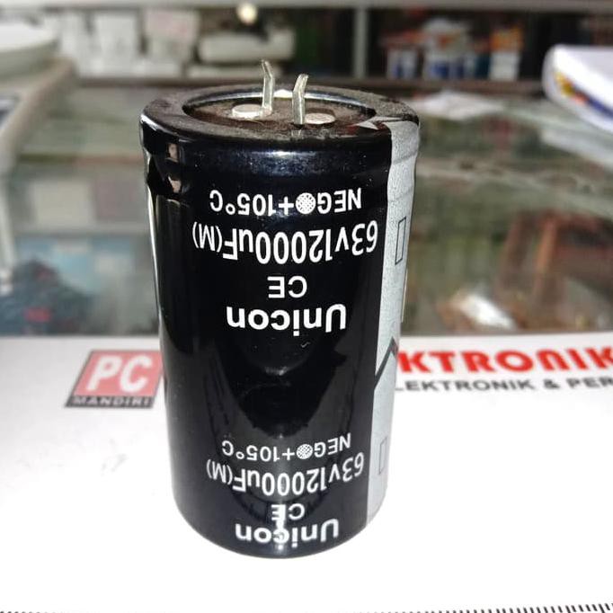 12.000Uf 12000Uf 12.000 12000 63 63V Unicon Capacitor 12000 Uf 63 V Pcmelebik54 Juara