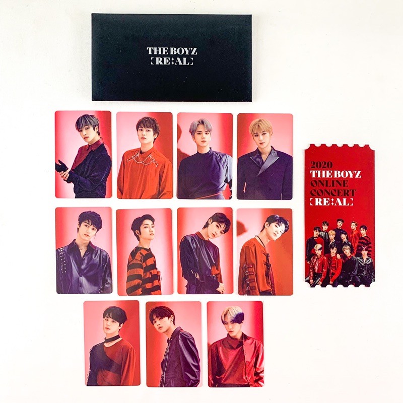 [sharing] THE BOYZ 2020 CONCERT : [RE:AL] IN SEOUL MD - Ticket Card / Photocard