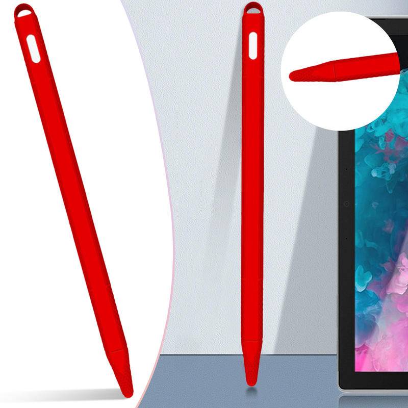 Cover Pelindung Pen Stylus Apple Pencil 2 Generation Bahan Silikon