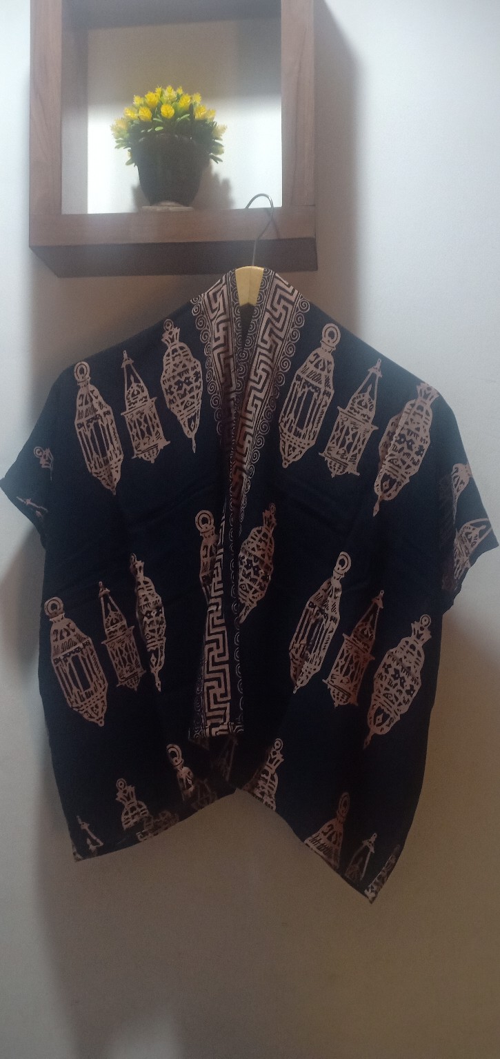 Outer Batik Wanita Modern Bolero - Lampion Ramadhan