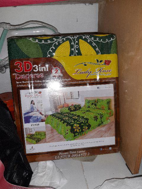 Rc Sprei Lady Rose Queen Ukuran 160x200 Harga Terjangkau Motif Cute