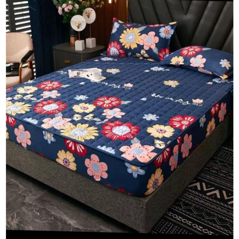 SPREI WATERPROOF ANTI OMPOL 180x200x30-4