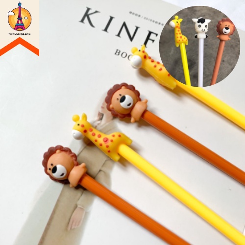 

Pulpen Zoo Animal Hewan Kebun Binatang Singa Jerapah Pena Pen Kado Unik Ready COD Lucu Imut Karakter