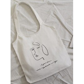 NEW Totebag Vintage Populer Tas Tote BIG-Kedipan Abstrak