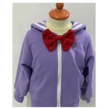 JACKET SWEATER LOLITA KOREAN STYLE SEIFUKU JAPAN BIG SIZE READY BAHAN KATUN FLEECE