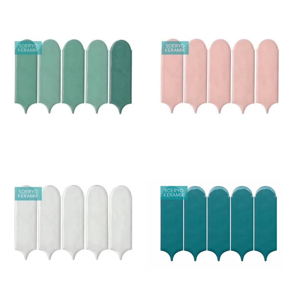 Keramik Dinding Kamar Mandi / Dapur Merak Glossy Ukuran 31,3x20 cm