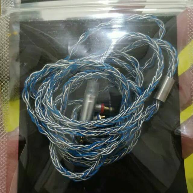 Kabel  upgrade iem/earbud/mmcx
Silver biru jack balance gold
Bnib
