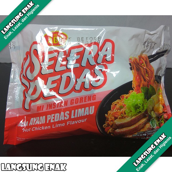 Mie Abc Selera Pedas Ayam Pedas Limau Shopee Indonesia