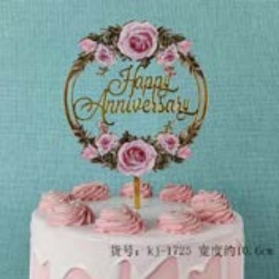 Cake Toper Topper Tusuk Kue Ulang Tahun Ultah Anniversary Bride To Be Pengantin baru