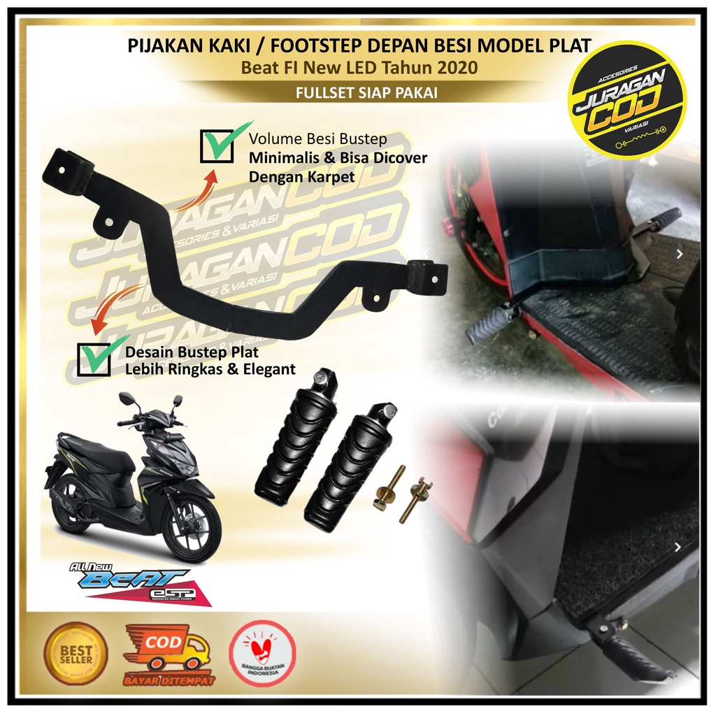 Jual Pijakan kaki Footstep depan Beat Baru Fi dan Street 2020-2022 ...