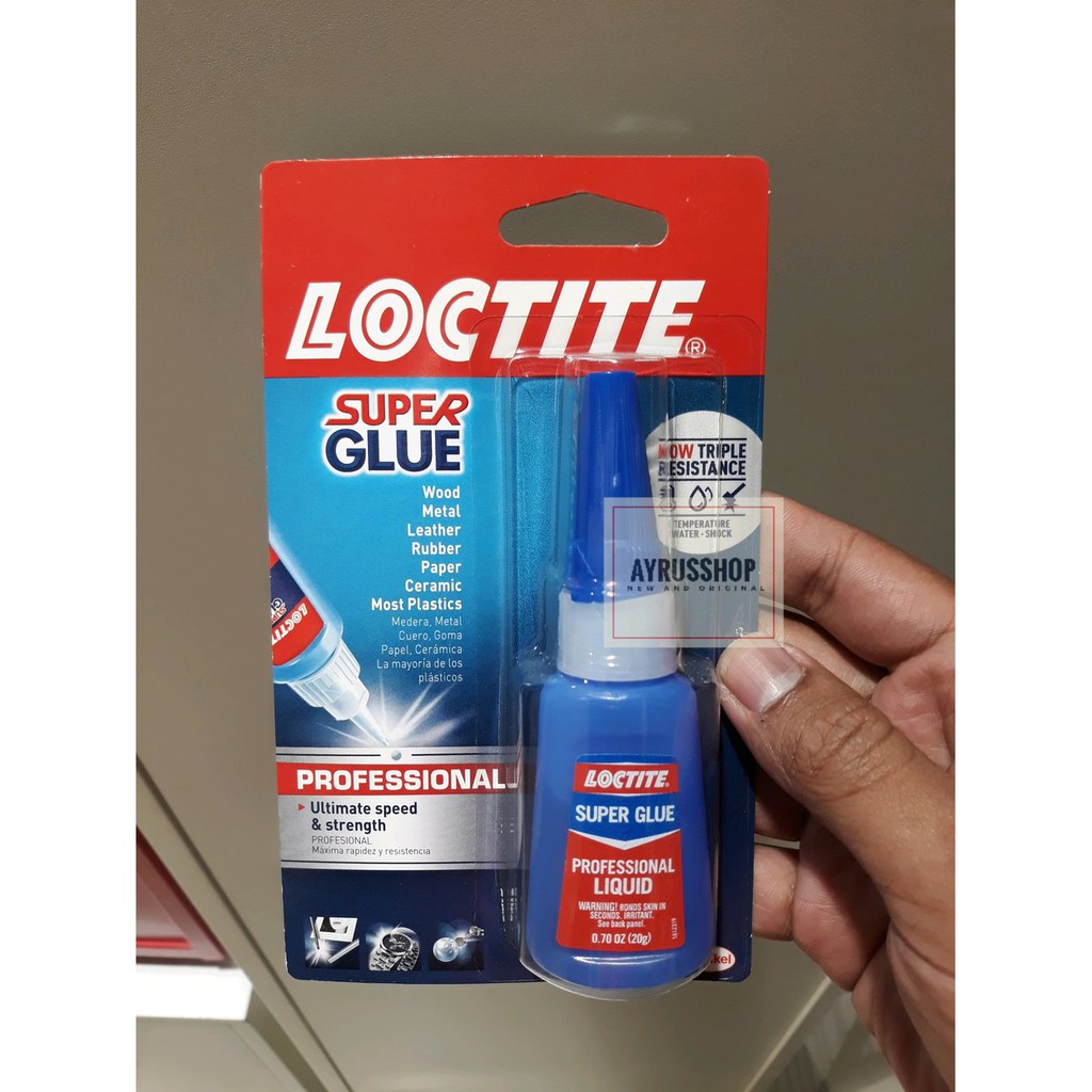 

LOCTITE Lem Super Professional-Ultimate Strength Sangat Kuat 15 detik Kering
