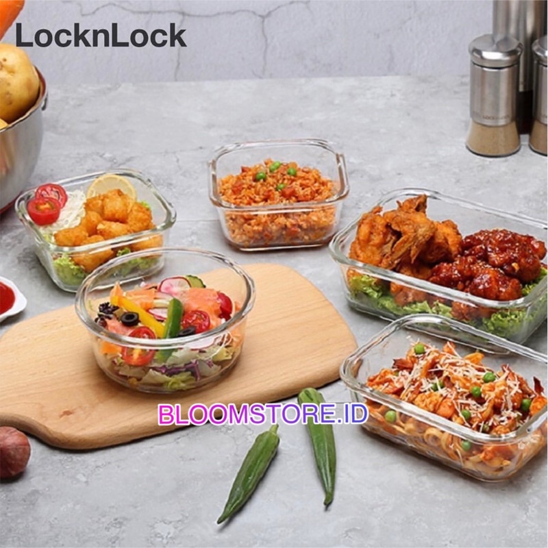 LOCK&amp;LOCK Oven Glass Special Container Rectangular 1L 1 L 1Liter Liter Litre Lock &amp; and Lock LockLock