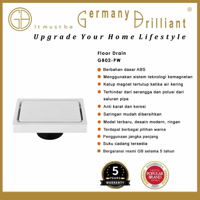 Germany Brilliant Smart Floor Drain GB02-PW