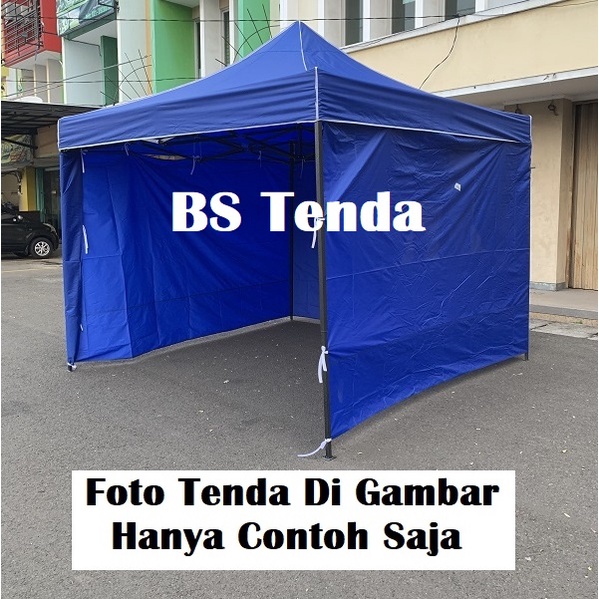 Dinding Polos Tenda Lipat Ukuran 9 Meter