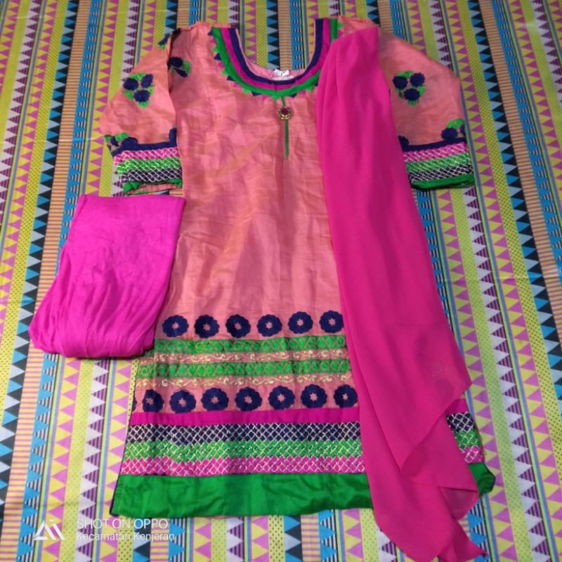 kurti bordir preloved /dress India/baju India/atasan india/kurti/PL/murah
