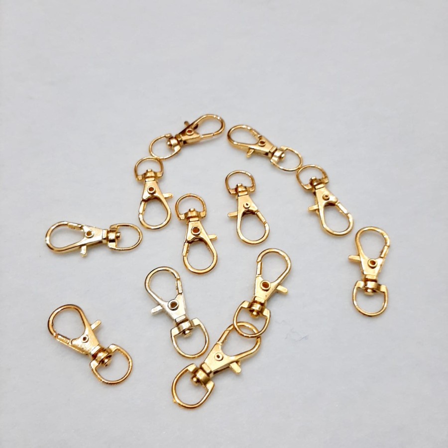 Gantungan K2 gold/Cantelan k2/Cantelan Tas/Gantungan Tas/isi @10pcs