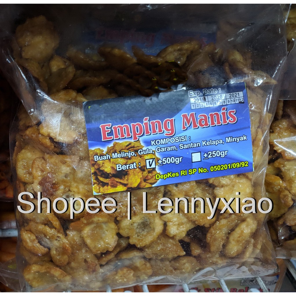 

Emping Melinjo Manis - Snack Cemilan Lebaran