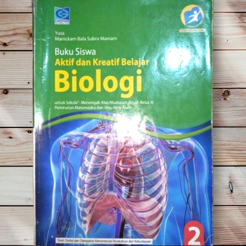 Kelas 10 11 12 Biologi / Pendidikan Agama Islam PAI Grafindo Facil 1 2 3 SMA X XI XII Edisi Revisi Wajib Perminatan-Biologi Kelas 2