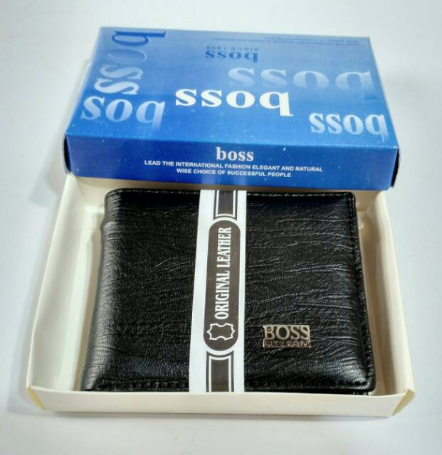 Dompet Pendek Cowok Kulit Sintetis Lipat Slop Kartu Murah NR_Outfit Official COD