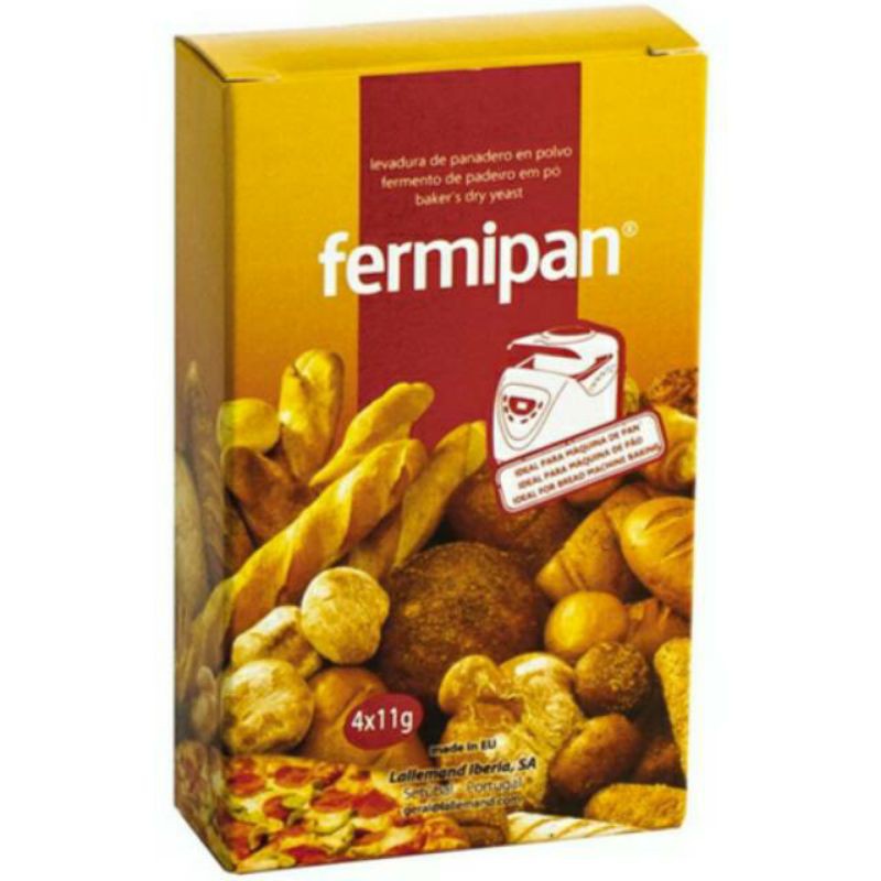 

FERMIPAN RAGI INSTAN 1 BOX ISI 4 SACHET @ 11 GRAM