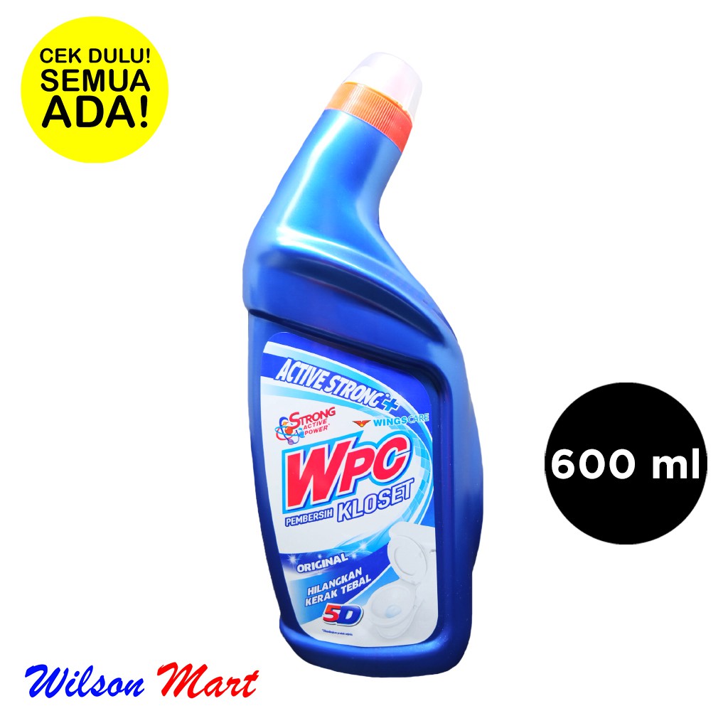WPC PEMBERSIH KLOSET EXTRA STRONG ORIGINAL BIRU TUA 600 ML BOTOL