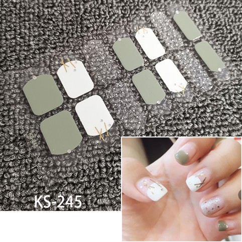 14Pcs/Stiker Kuku Murah / Nail Art Sticker / Nail Art Stiker / Nail Art &amp; Sticker KS Series V2