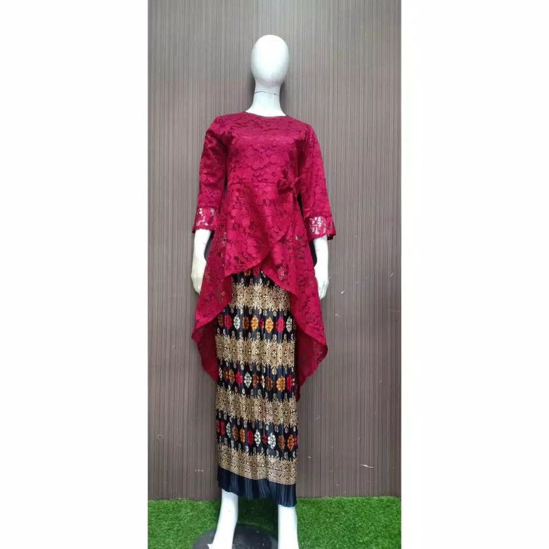 SET KEBAYA TERBARU - KEBAYA PINGUIN SRIKANDI -  KEBAYA TUNIK BRUKAT - KEBAYA TANGAN TEROMPET