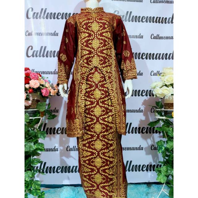 set batik kombinasi songket