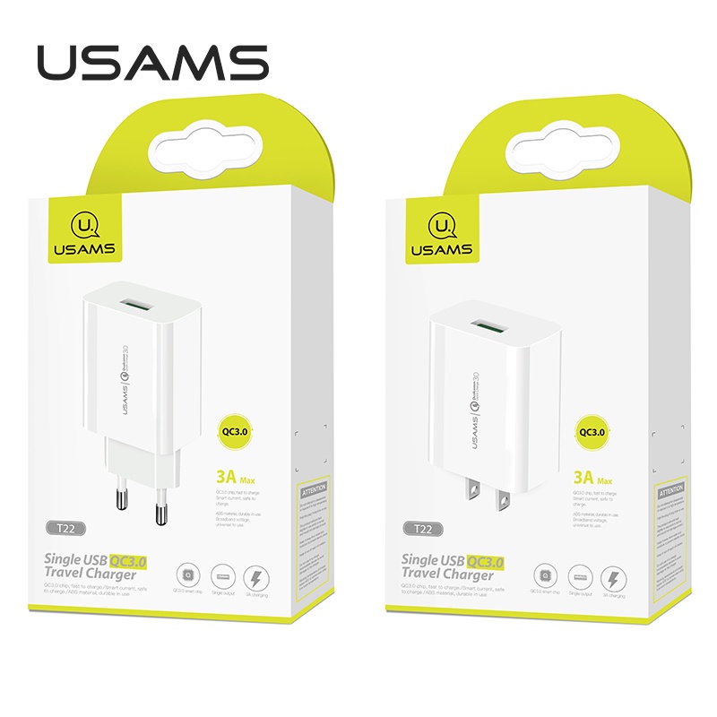 Baseus Kepala Charger Mini Dual USB Charger EU Plug Kepala Charger Fast Charger Single USB Wall Charger Fast Charging  ABS kabel charger Qualcomm Huawei/ Xiaomi/ Oppo/ Vivo/ Samsung / IPhone 11 12 13 Pro 7 6 Plus 6s 5s