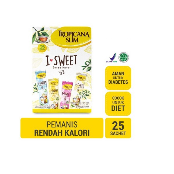 

Tropicana Slim Sweetener I-Sweet 25 sachet