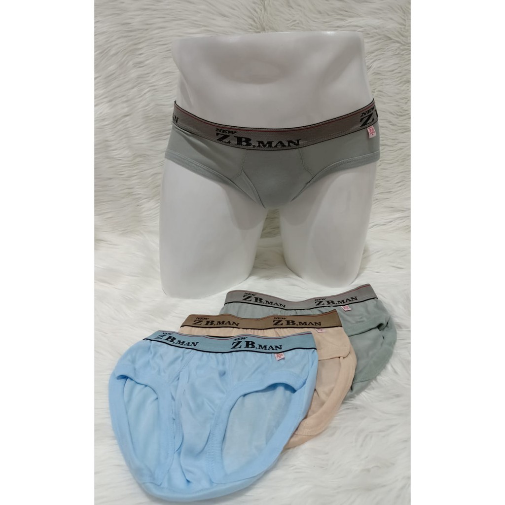 3pcs Celana dalam Pria | Men Underwear | ZB Man | Murah Berkualitas