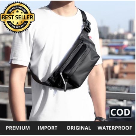 Tas Selempang Waistbag Tas Slempang Waist Bag Waisbag Waitsbag Weistbag Weisbag Pria Waterproof 2685