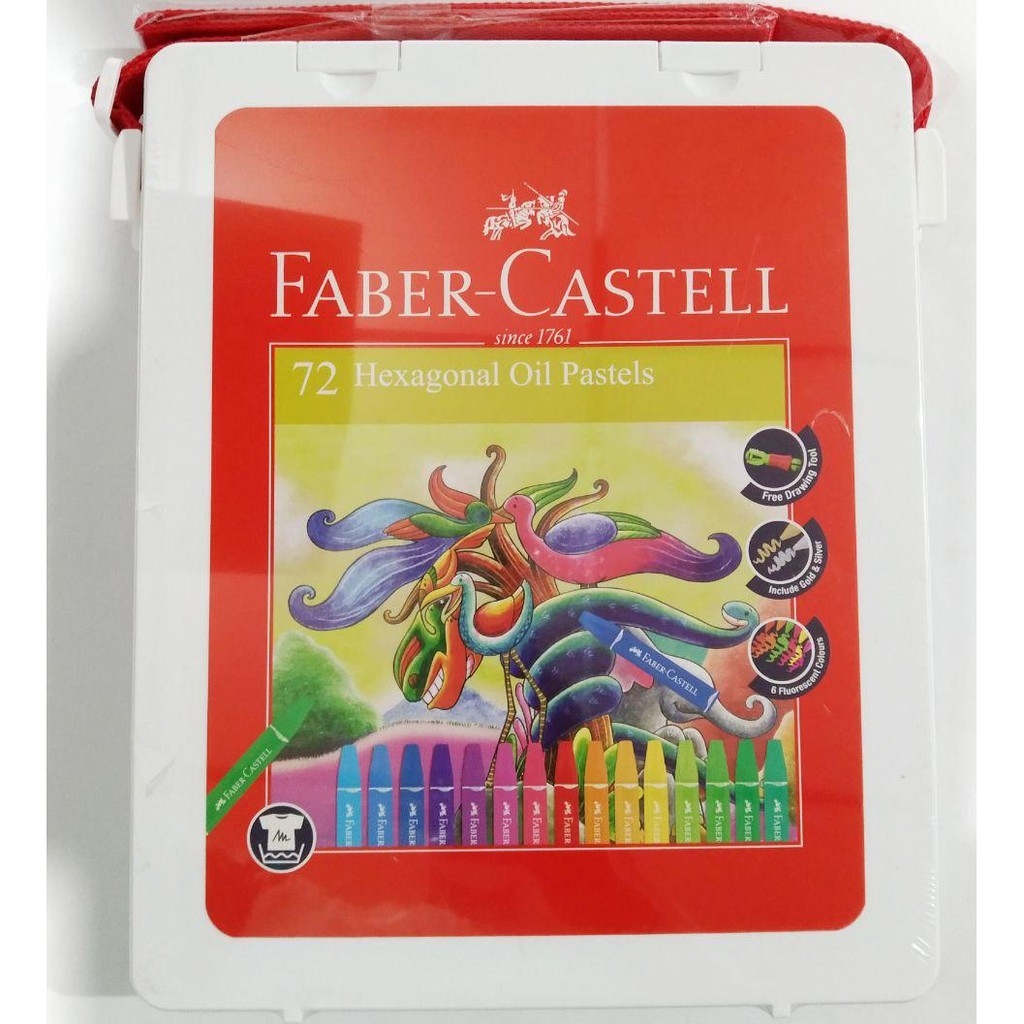 

Faber Castell 72 Colours Hexagonal Oil Pastels